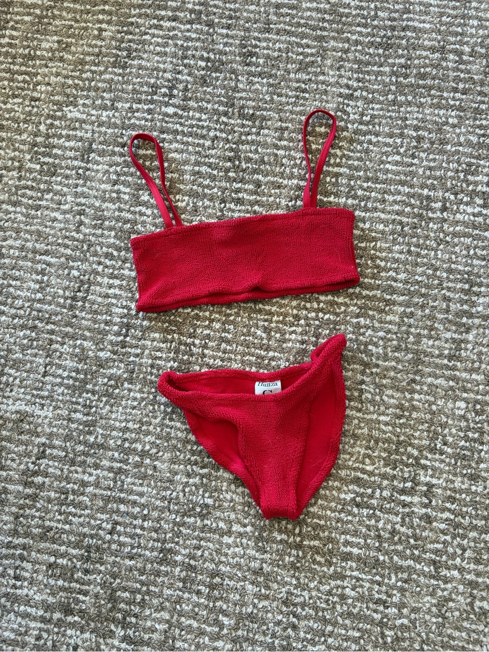 Hunza G Gigi Crinkle Bikini Set - Picture 3 of 5